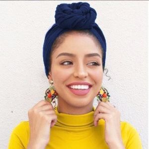 Navy Turban / Blue Turban / Navy Headwrap / Navy